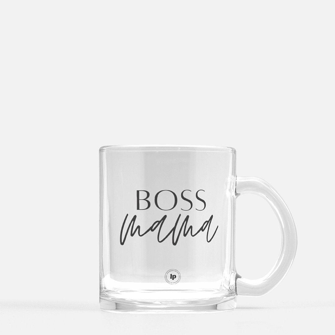 Boss Mama Clear Mug - Love Peridot