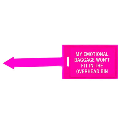 Emotional Baggage Luggage Tag - Love Peridot