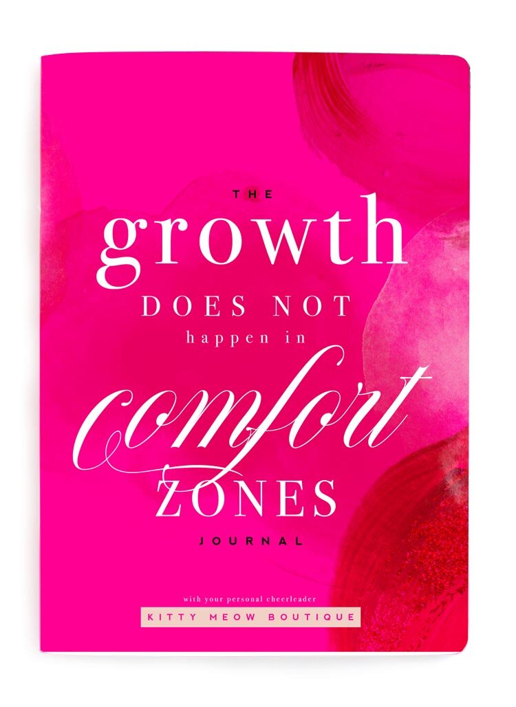Growth Doesn't Happen In Comfort Zones Notebook