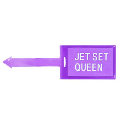 Jet Set Queen Luggage Tag - Love Peridot